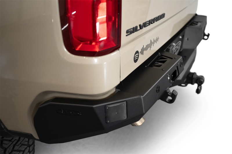 GMC 1500 Bumper - Rear - Addictive Desert Designs - Stealth Fighter - Hammer Black - `22-`27